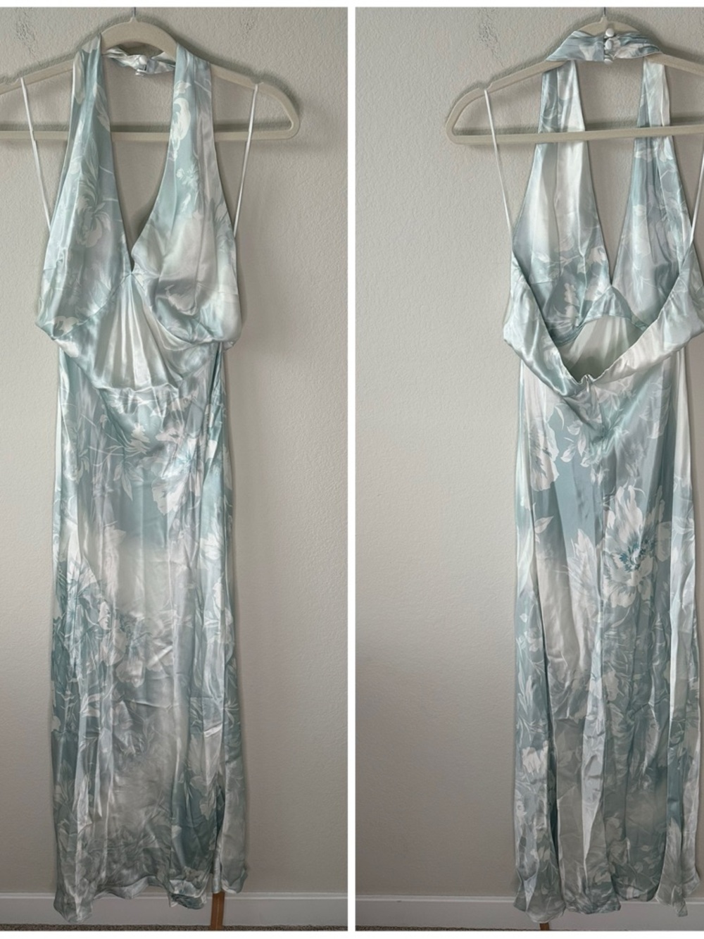 REFORMATION Daniela Maxi Silk Dress in Core Halo SZ US 6 NWT - Picture 2 of 7